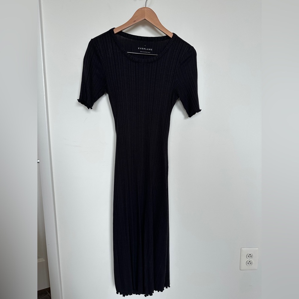 Everlane Open Back Rib Dress - Picture 2 of 6